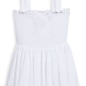 KatieJ NYC Girls Penelope Tie Tank Bubble Dress White Size Large